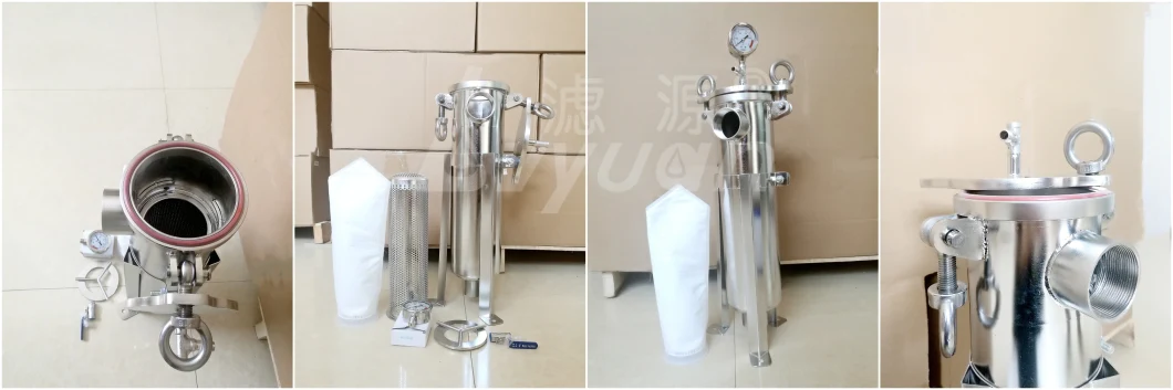 Industrial Water Filter Housing SS304 Multi-Bag Filter Housing/Stainless Steel Bag Filter Water Filtration System