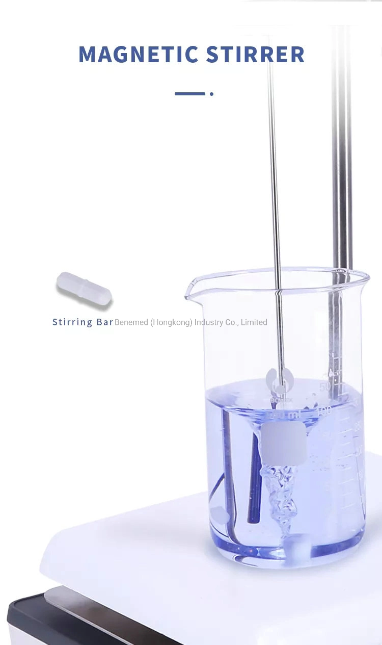 High Temperature Digital Display Electric Magnetic Stirrer with Heating Function