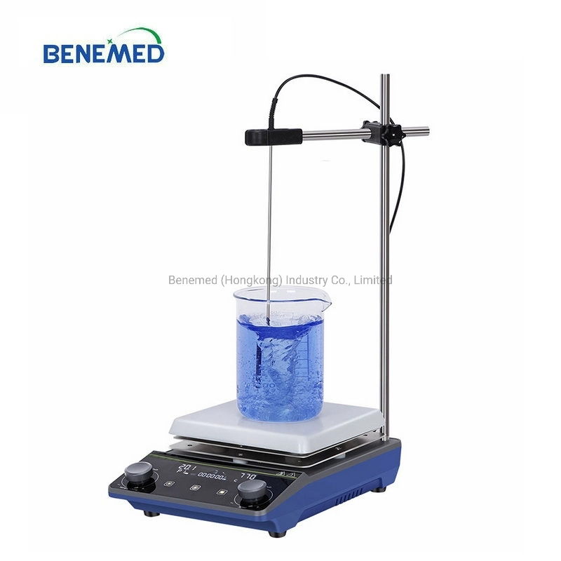 High Temperature Digital Display Electric Magnetic Stirrer with Heating Function