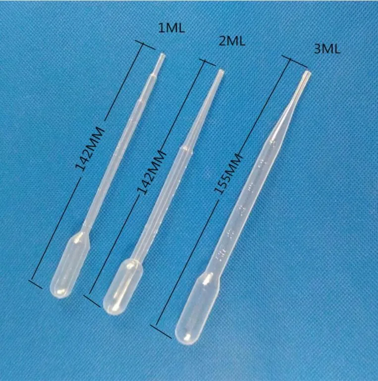 Laboratory Disposable Transfer Pasteur Pipette 3ml