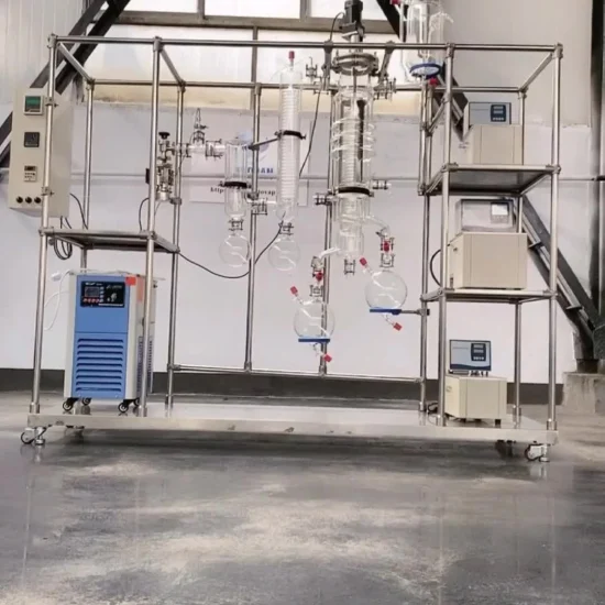 Continuous Lab and Pilot Production Turnkey Wiped Film Molecular Distillation