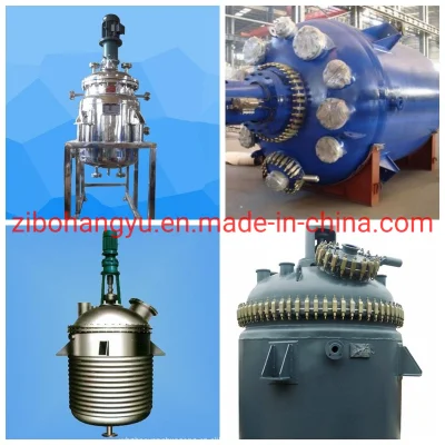 Acid Proof Glass Lined Enamel/Ss Chemical Reactor with High Pressure/ Autoclave/ Agitator Reaction Vessel Heat Exchanger/Condenser with Heating Cooling Jacket