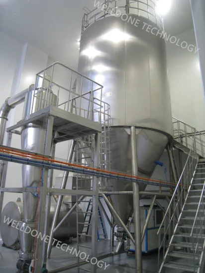LPG Milk Spray Dryer Spray Drying Machine for Yeast Egg Protein Stevia Spirulina Starch Coffee Juice Herb Extract