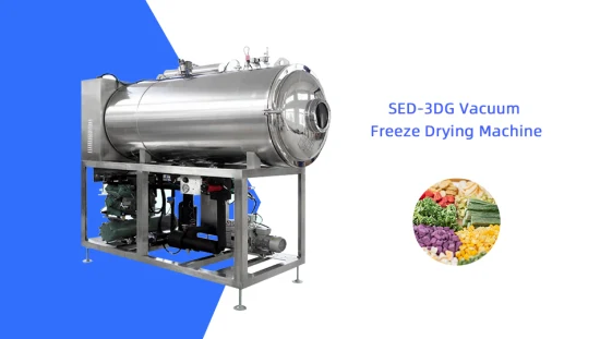 Large Capacity Industrial Fruits Vegetables Vacuum Food Freeze Dryer