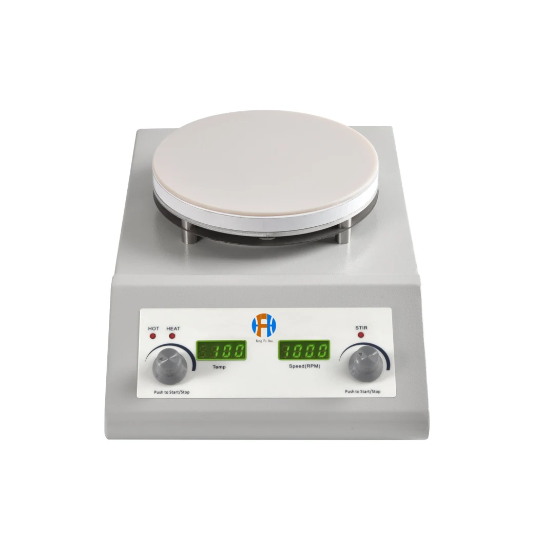 Hfh Hshc-160r Industry Battery Experiment Lab Digital Magnetic Round Plate Hotplate Stirrer