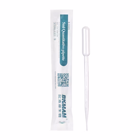 Laboratory Liquid Transfer Plastic Dropper Sterile Disposable Pasteur Pipette